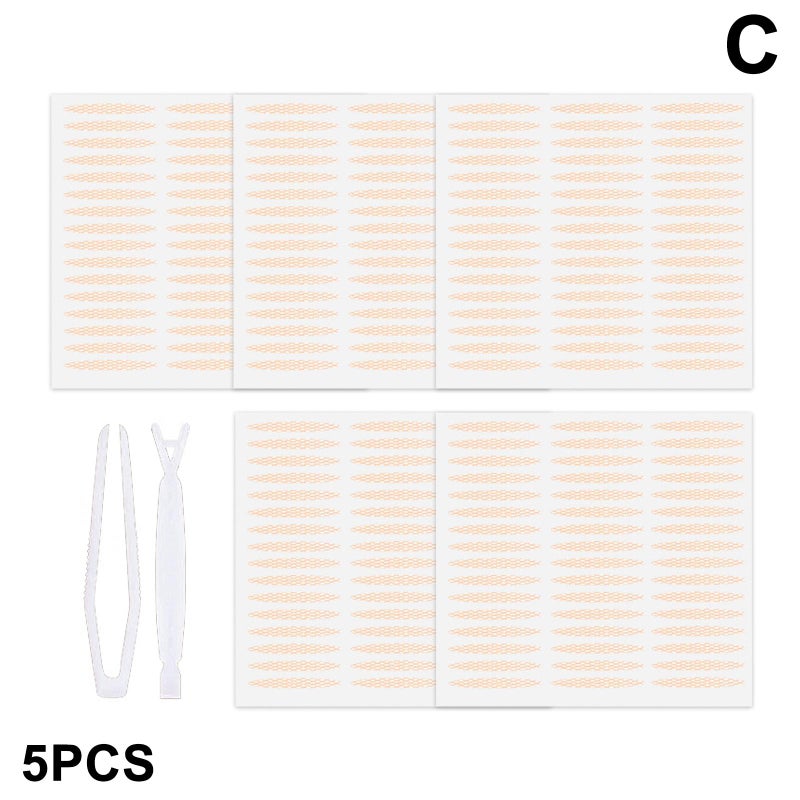 Water-adhesive lace double eyelid tape